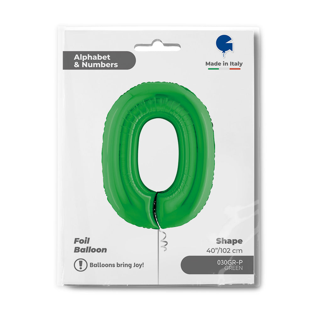 34" Large Green Number