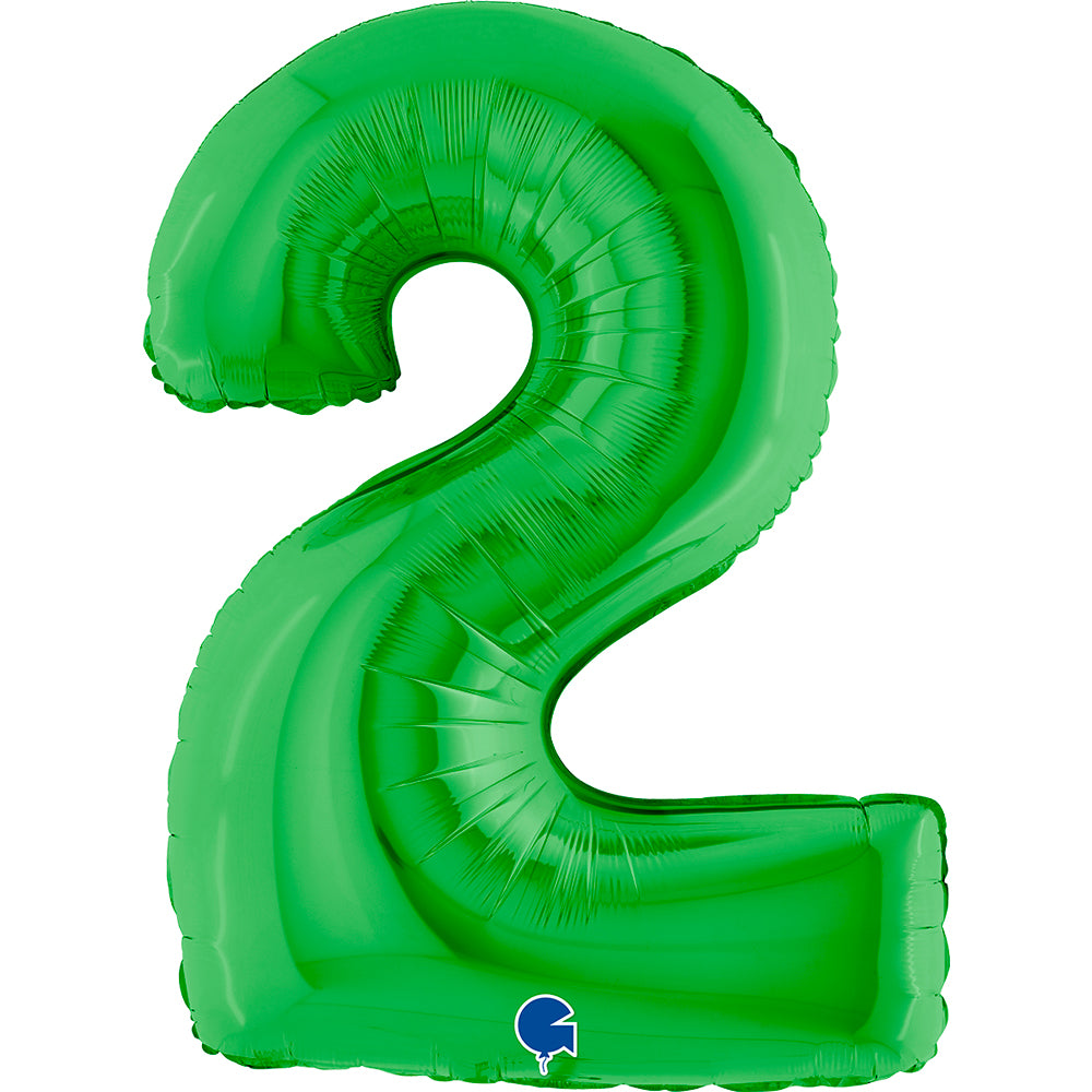 34" Large Green Number