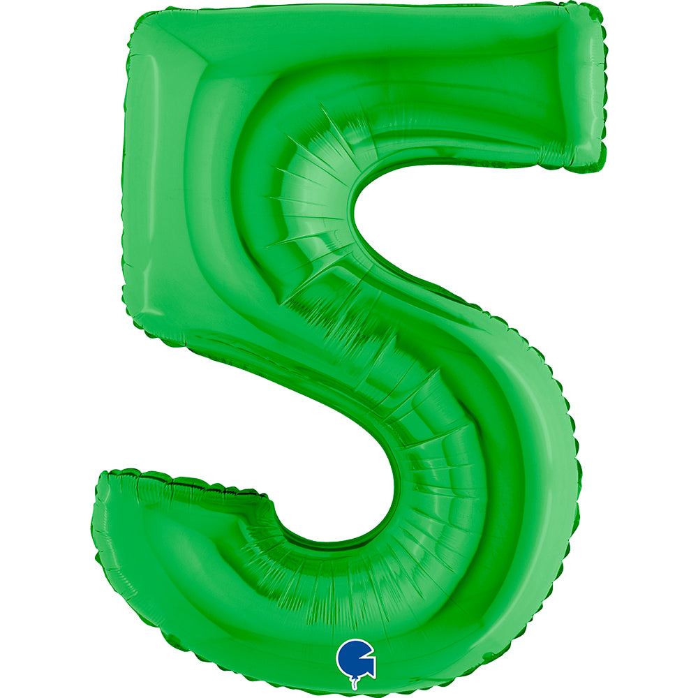 34" Large Green Number