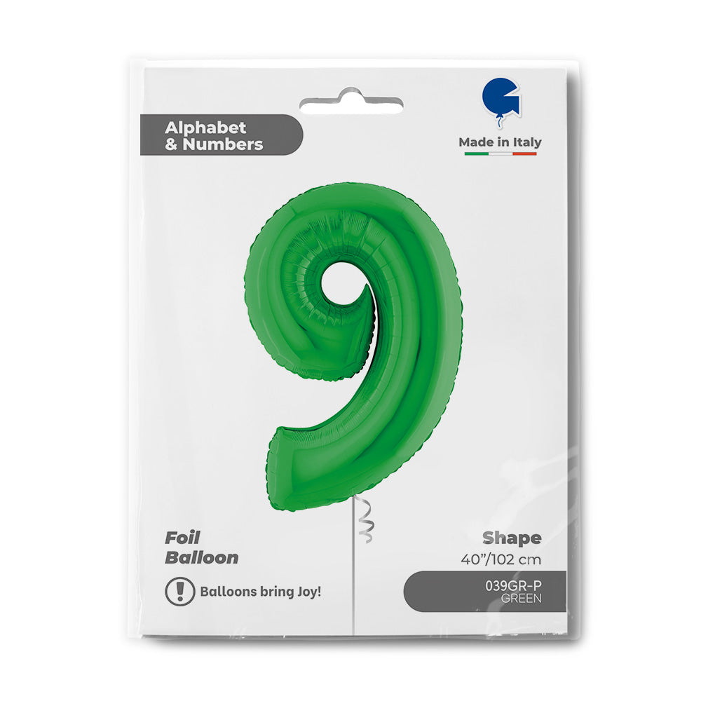 34" Large Green Number