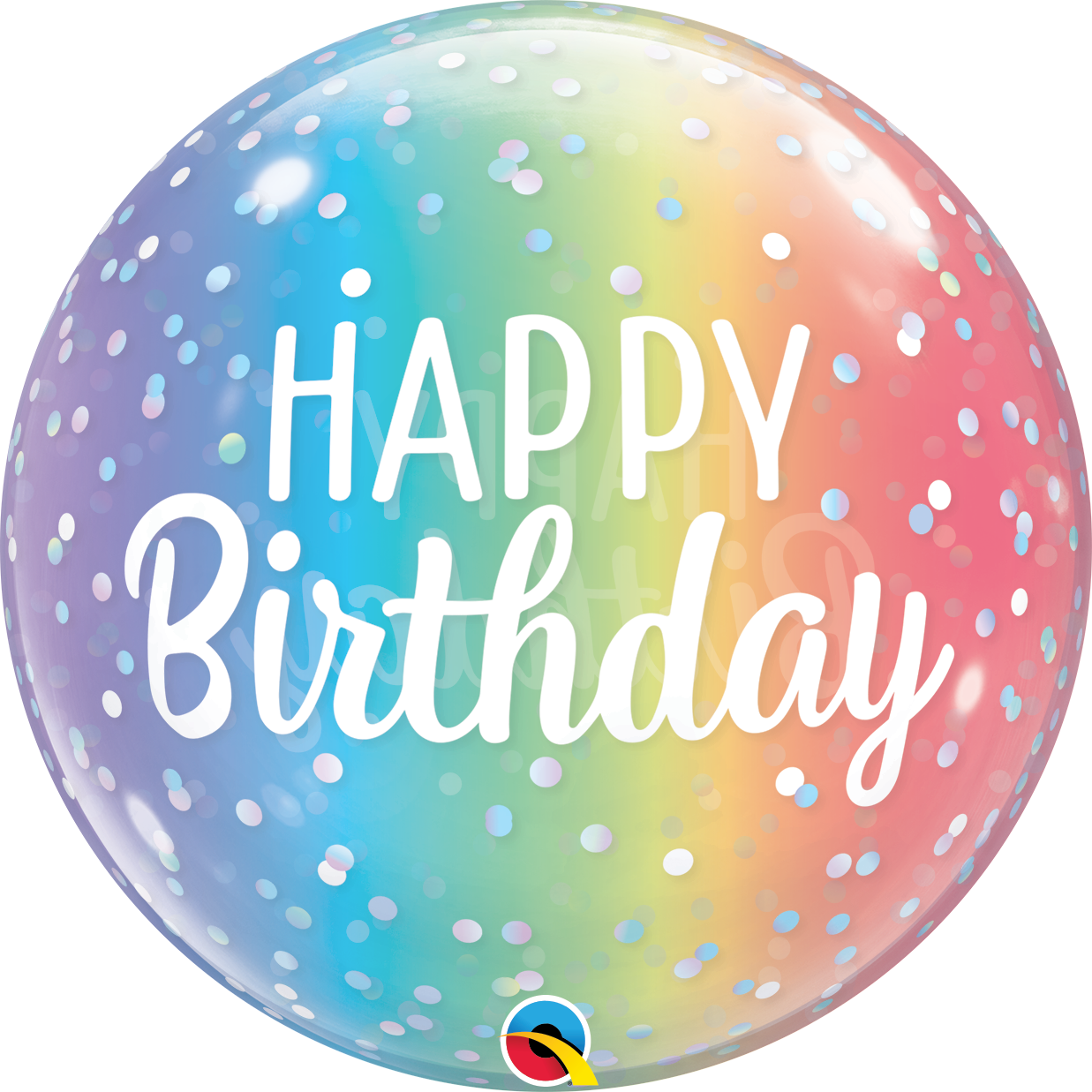 Birthday Bubble w/ bead chain