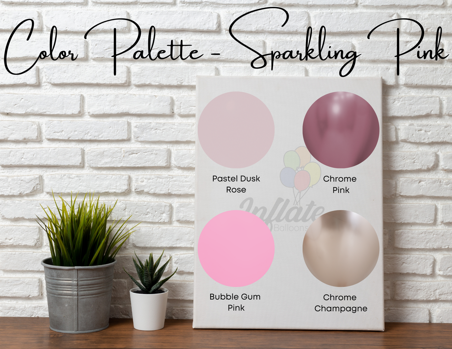Grab & Go Garland - Sparkling Pink