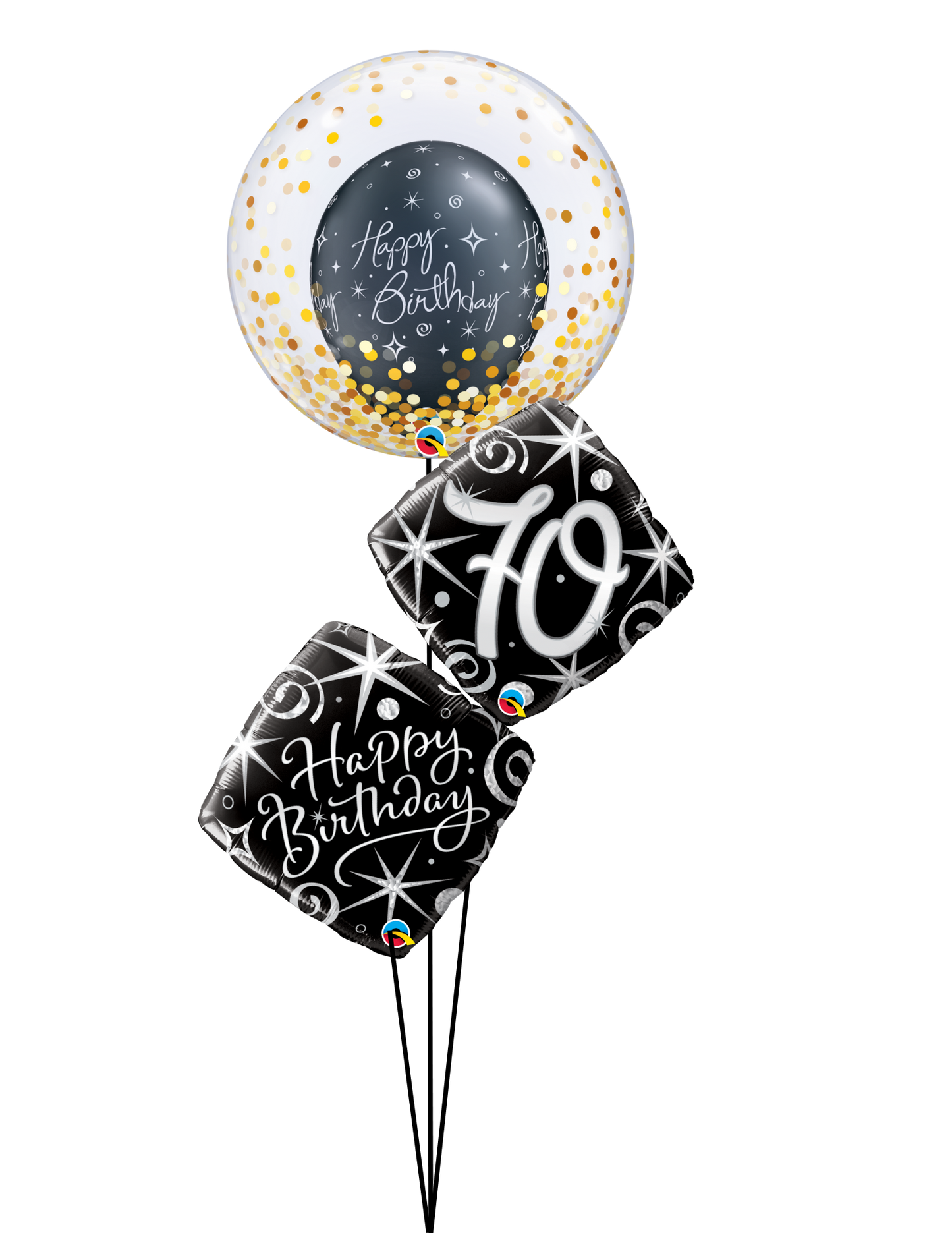 Elegant Bubble Milestone Celebration