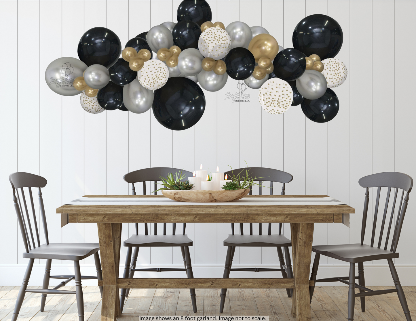 Grab & Go Garland - Elegant W/ Confetti