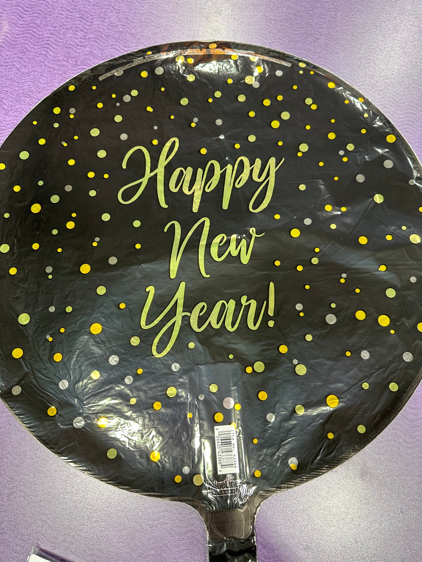 Happy New Year - Gold Confetti