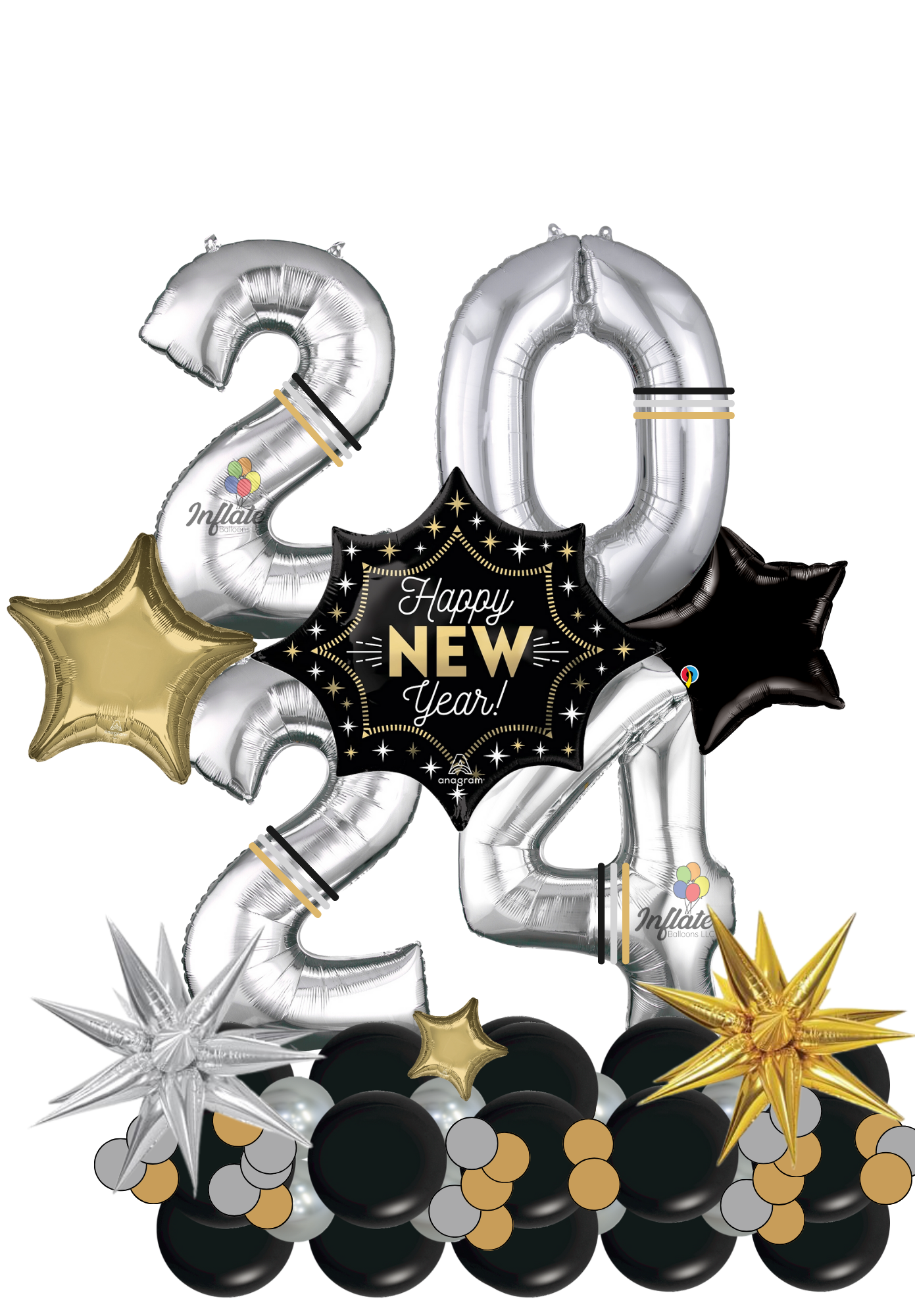 New Year Celebration Display