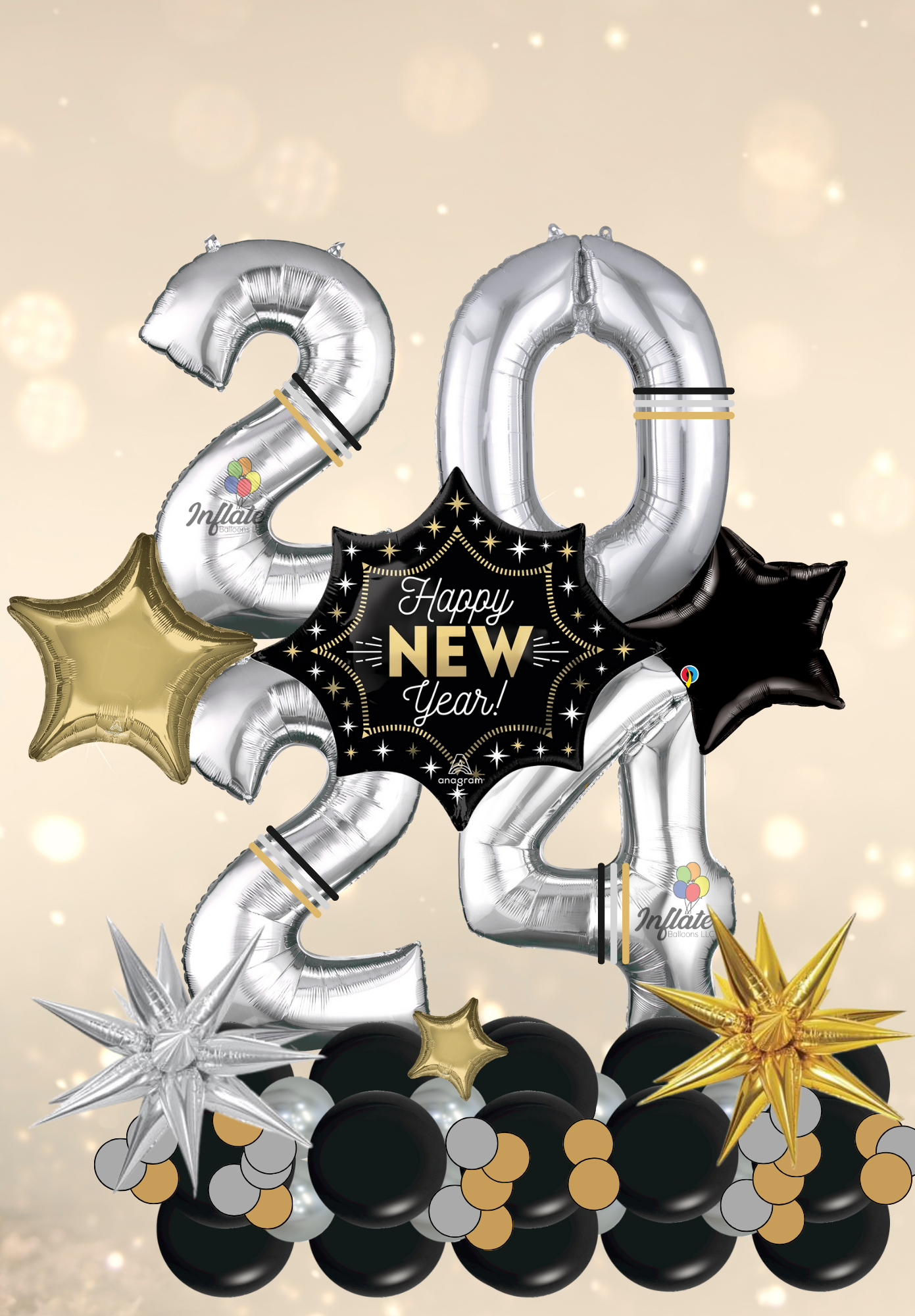 New Year Celebration Display