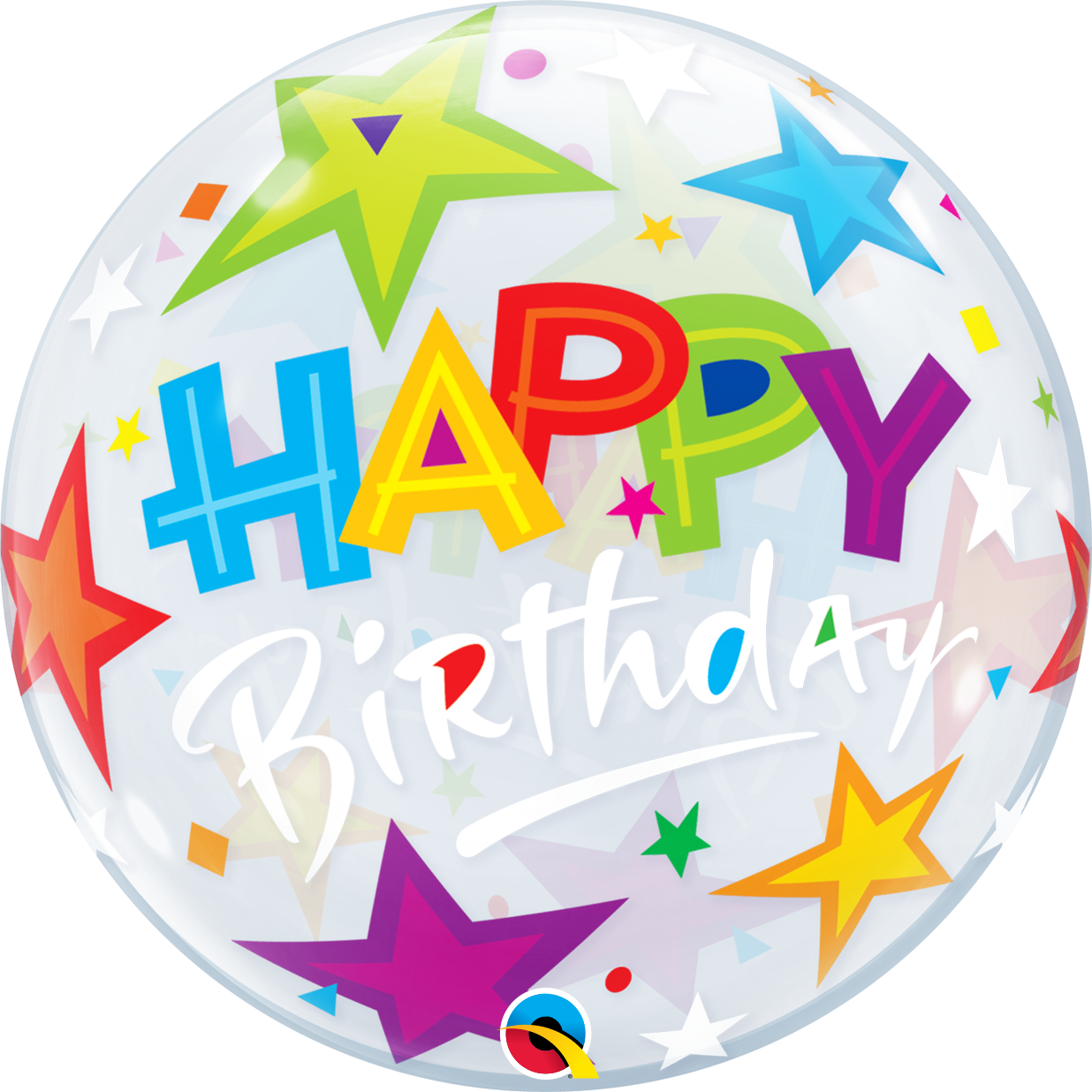 Birthday Bubble w/ bead chain