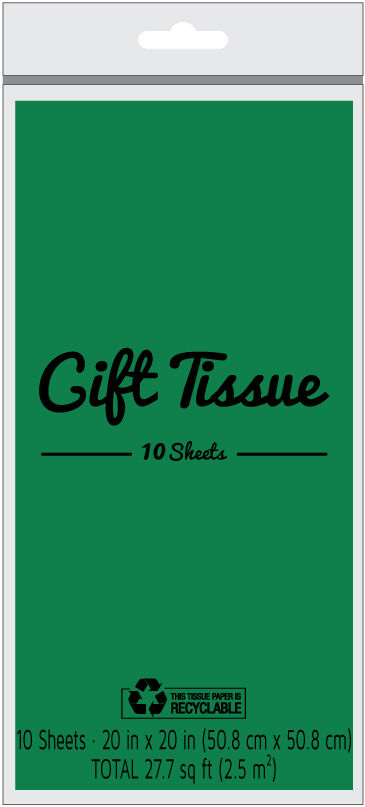 Emerald Green Gift Tissue - 10 Sheets