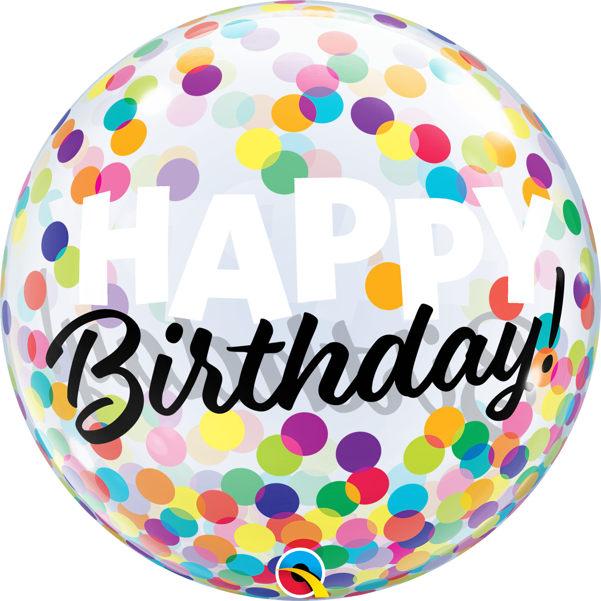 Birthday Bubble w/ bead chain