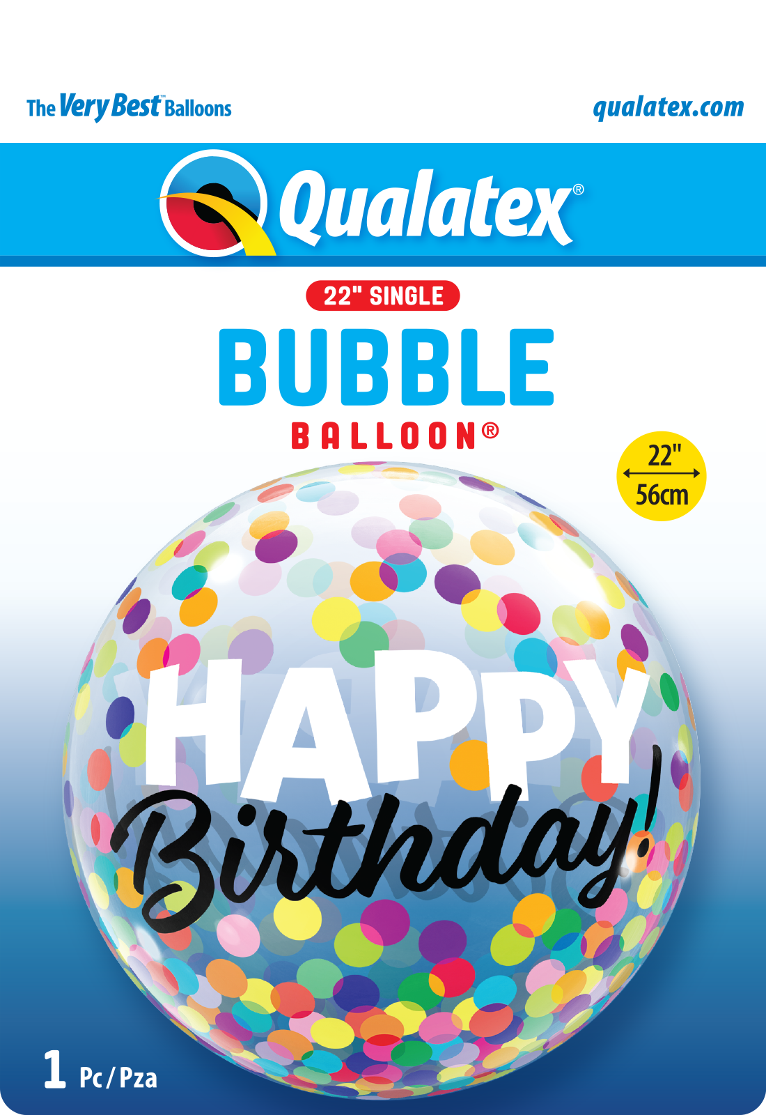 Birthday Bubble w/ bead chain