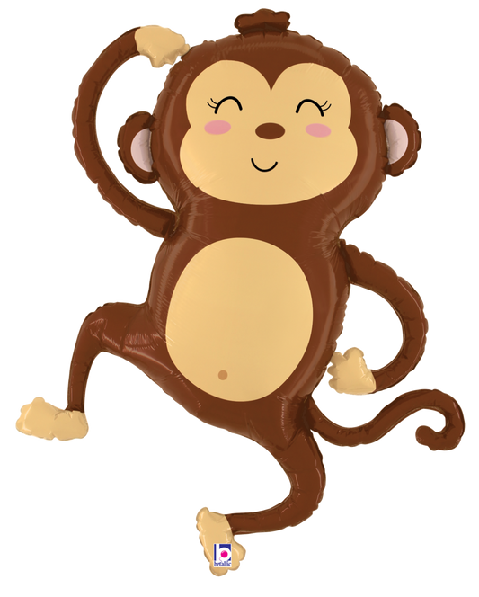 33" Monkey SuperShape Foil Balloon