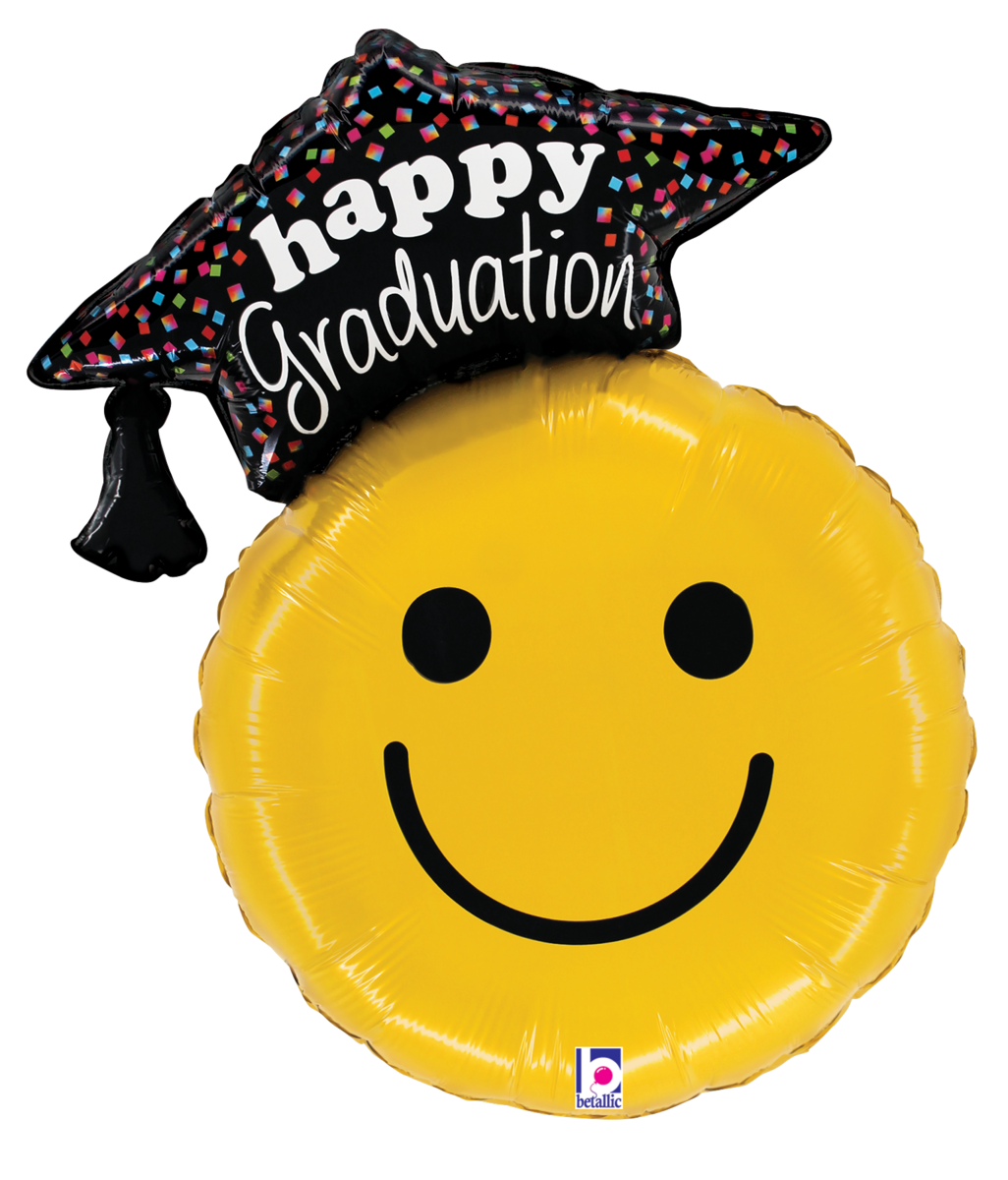 Graduation Smiley - SuperShape