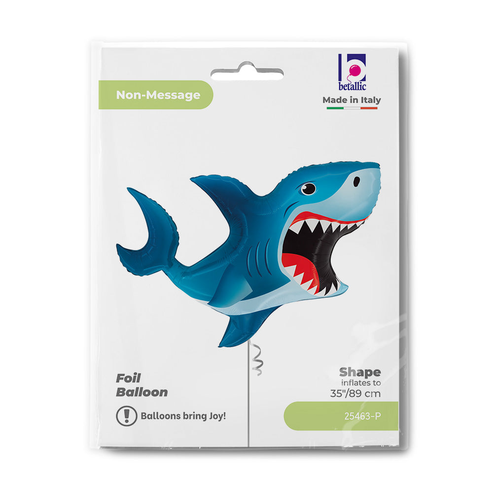 35" Shark SuperShape Foil Balloon