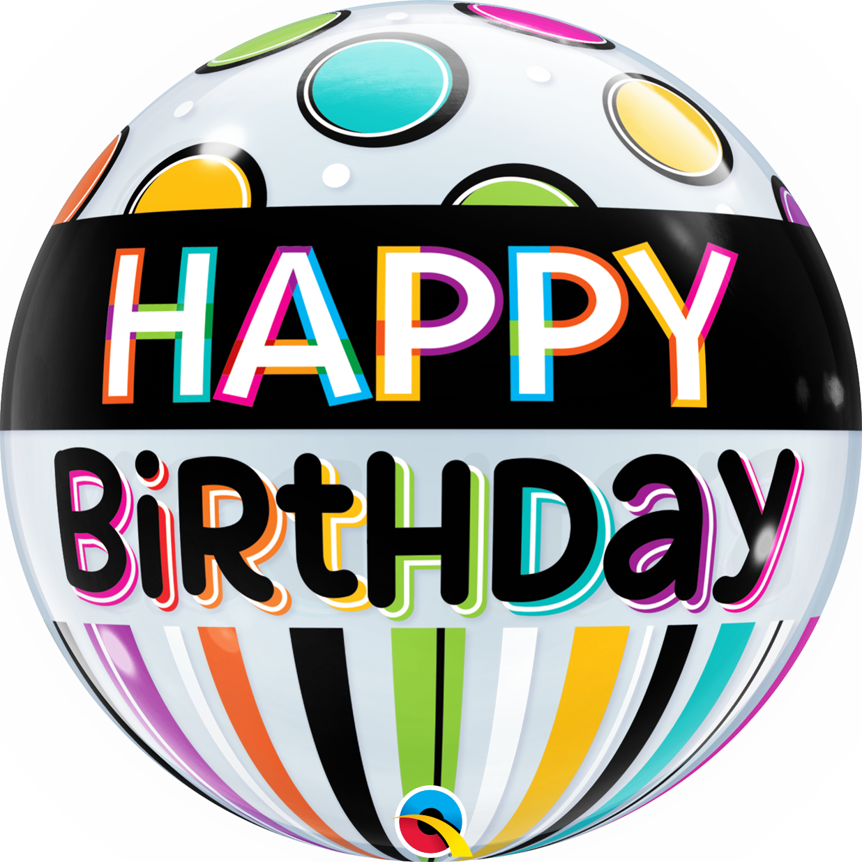 Birthday Bubble w/ bead chain