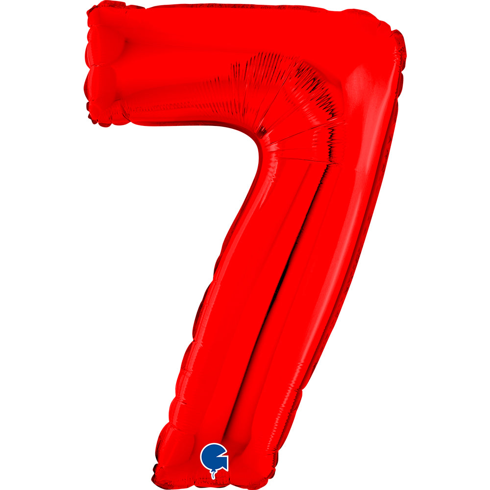 26" Midsize Red Numbers