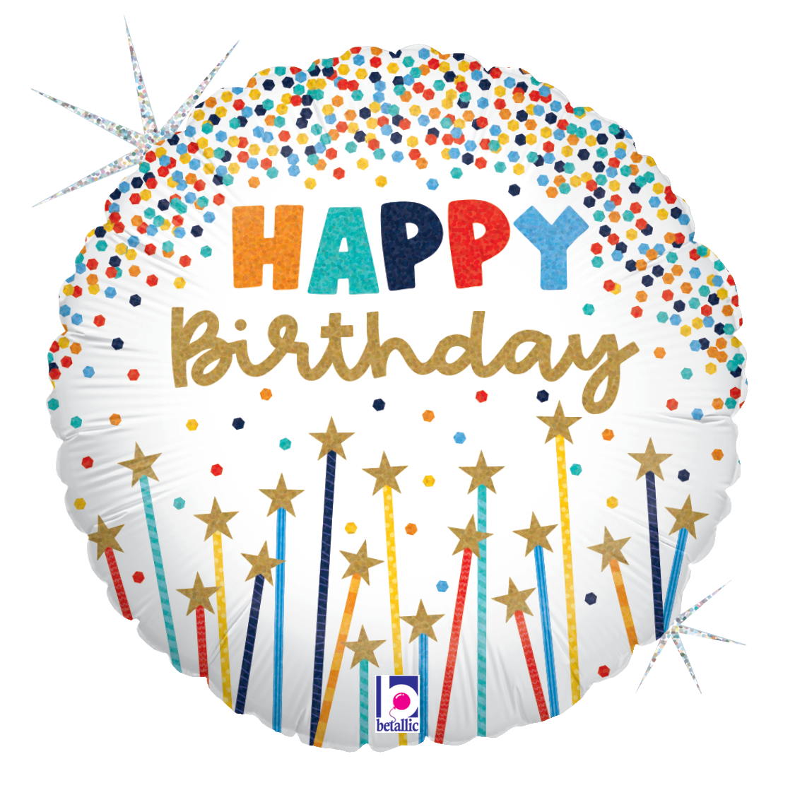 Happy Birthday - Star Candles