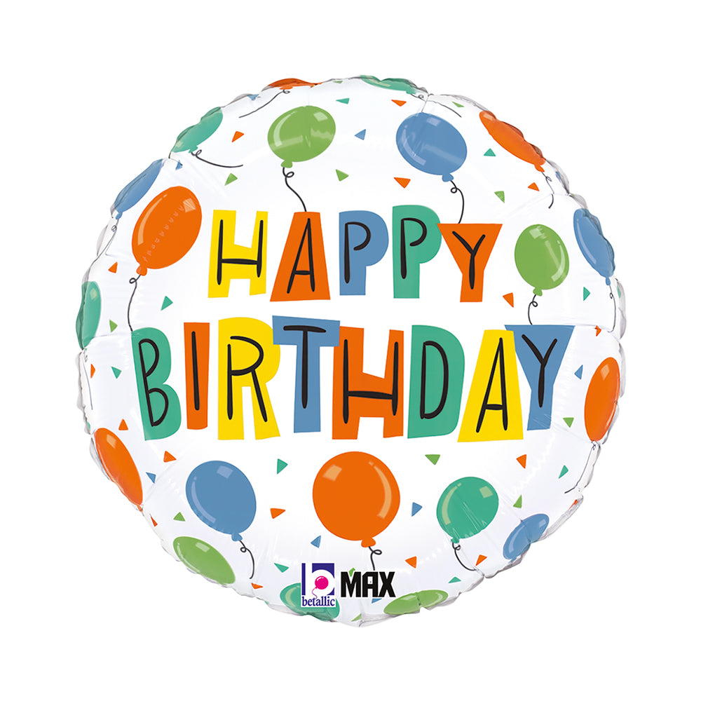 Birthday Balloons Big Dig Bouquet Bundle