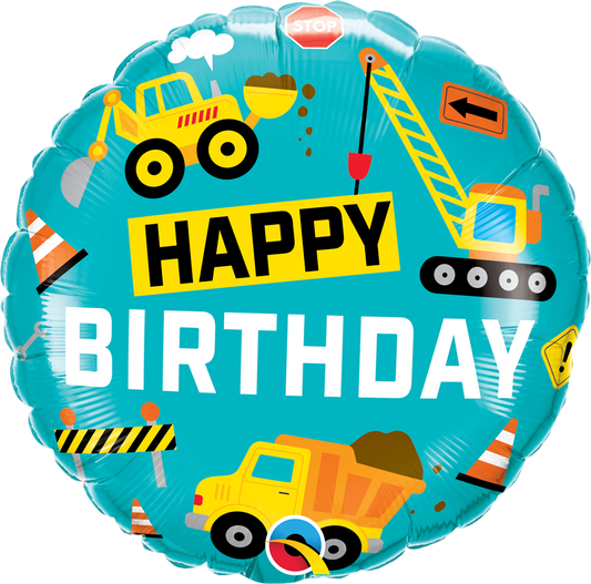 Happy Birthday - Construction Icons