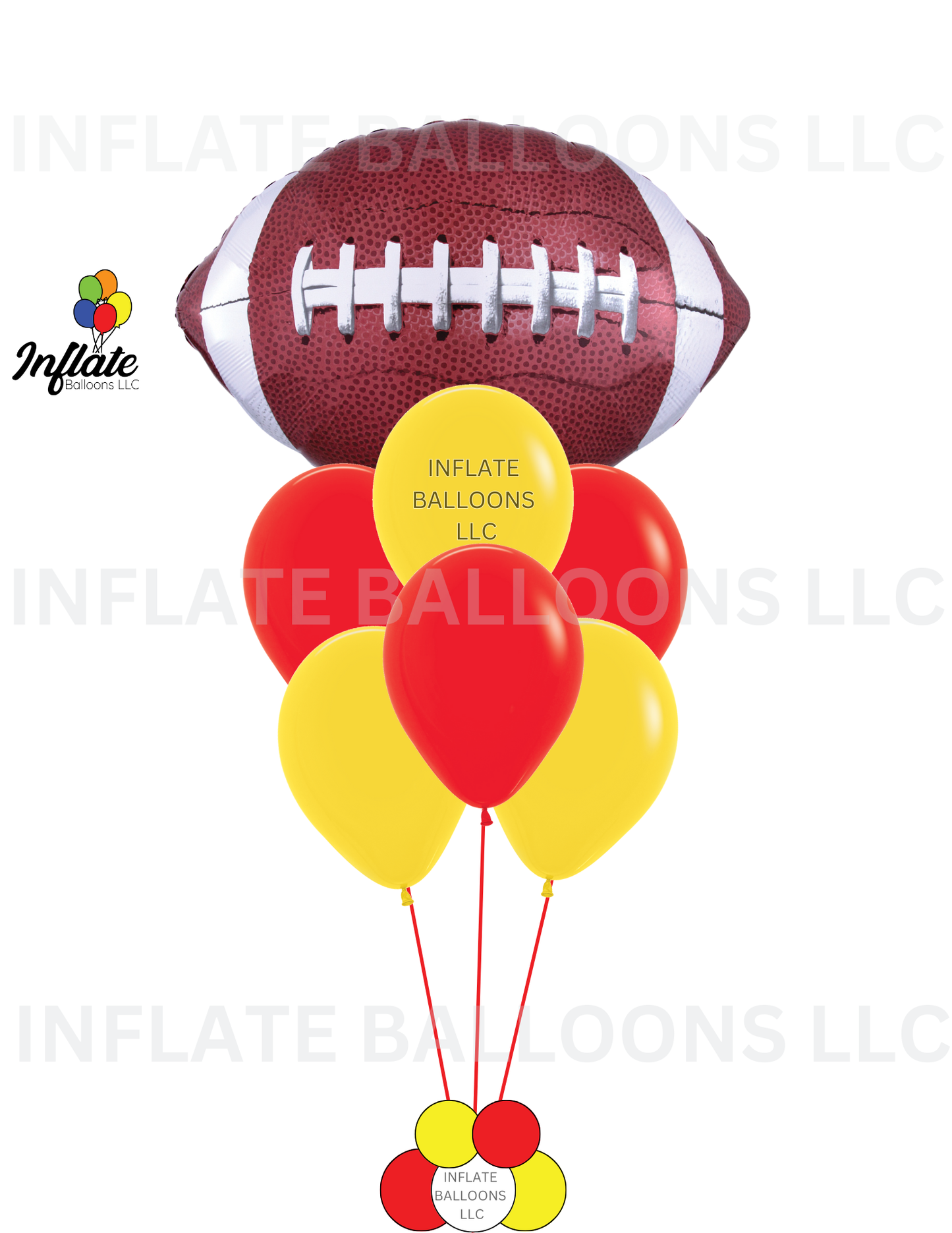 Football & Team Colors- Large Bouquet