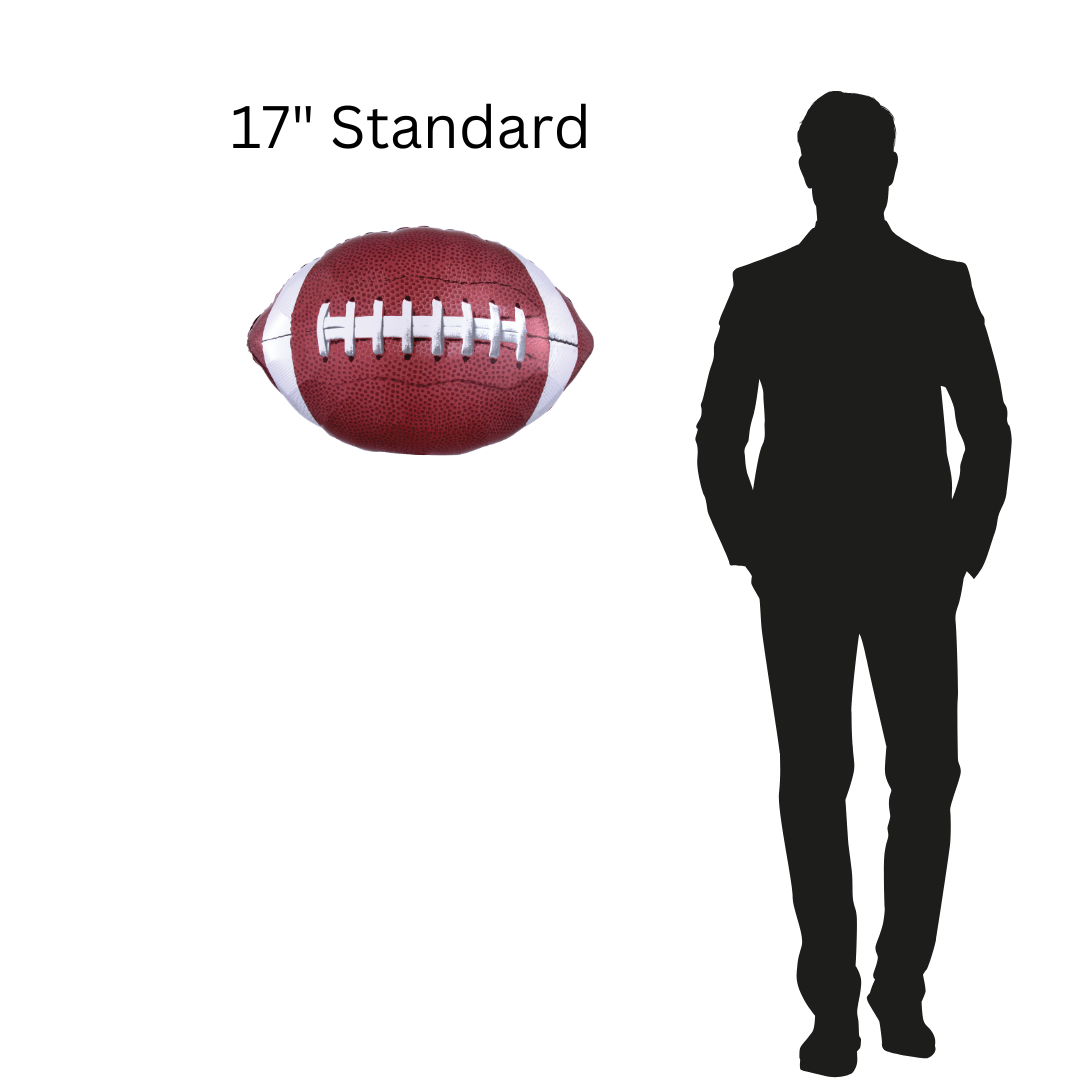 17" Football Foil Balloon