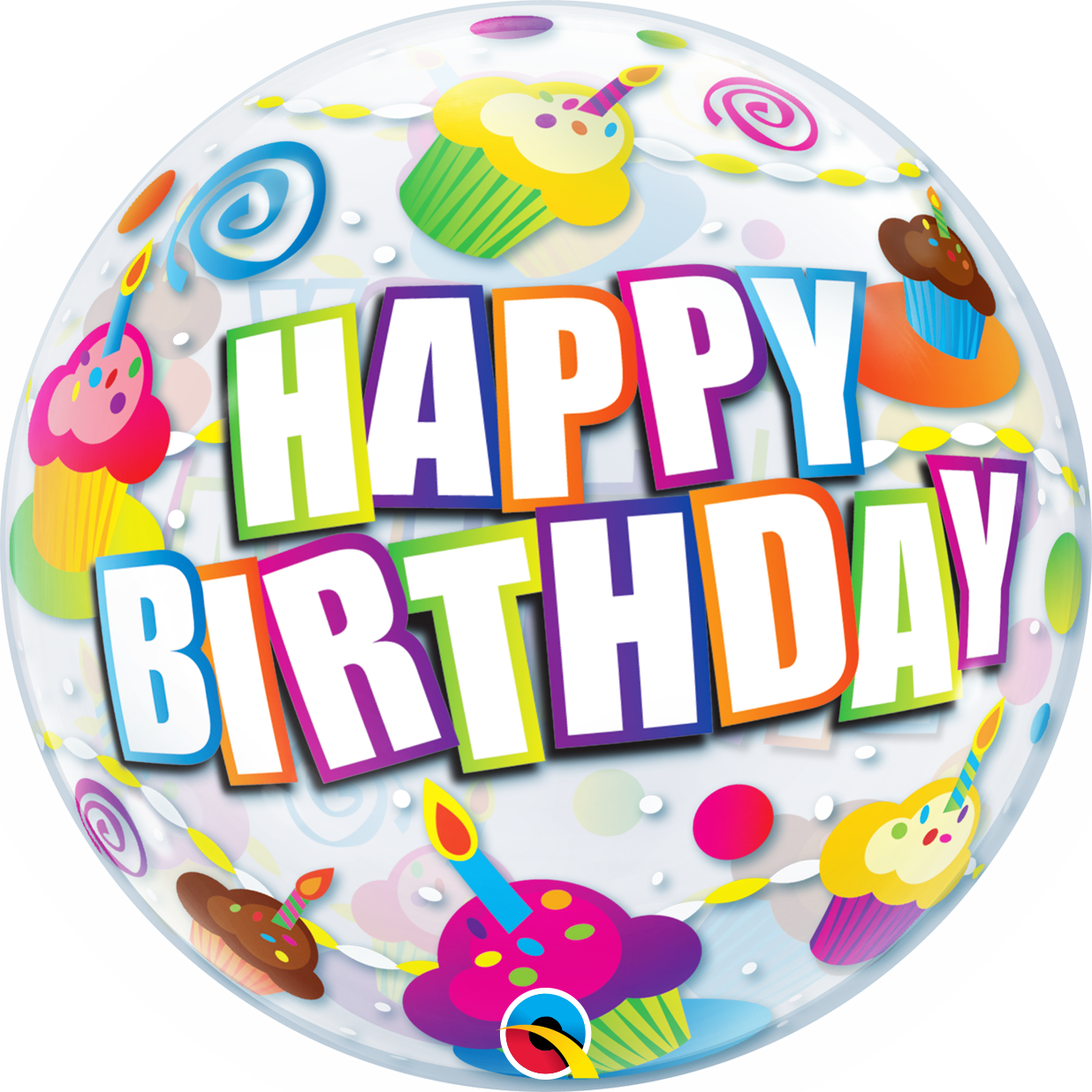Birthday Bubble w/ bead chain