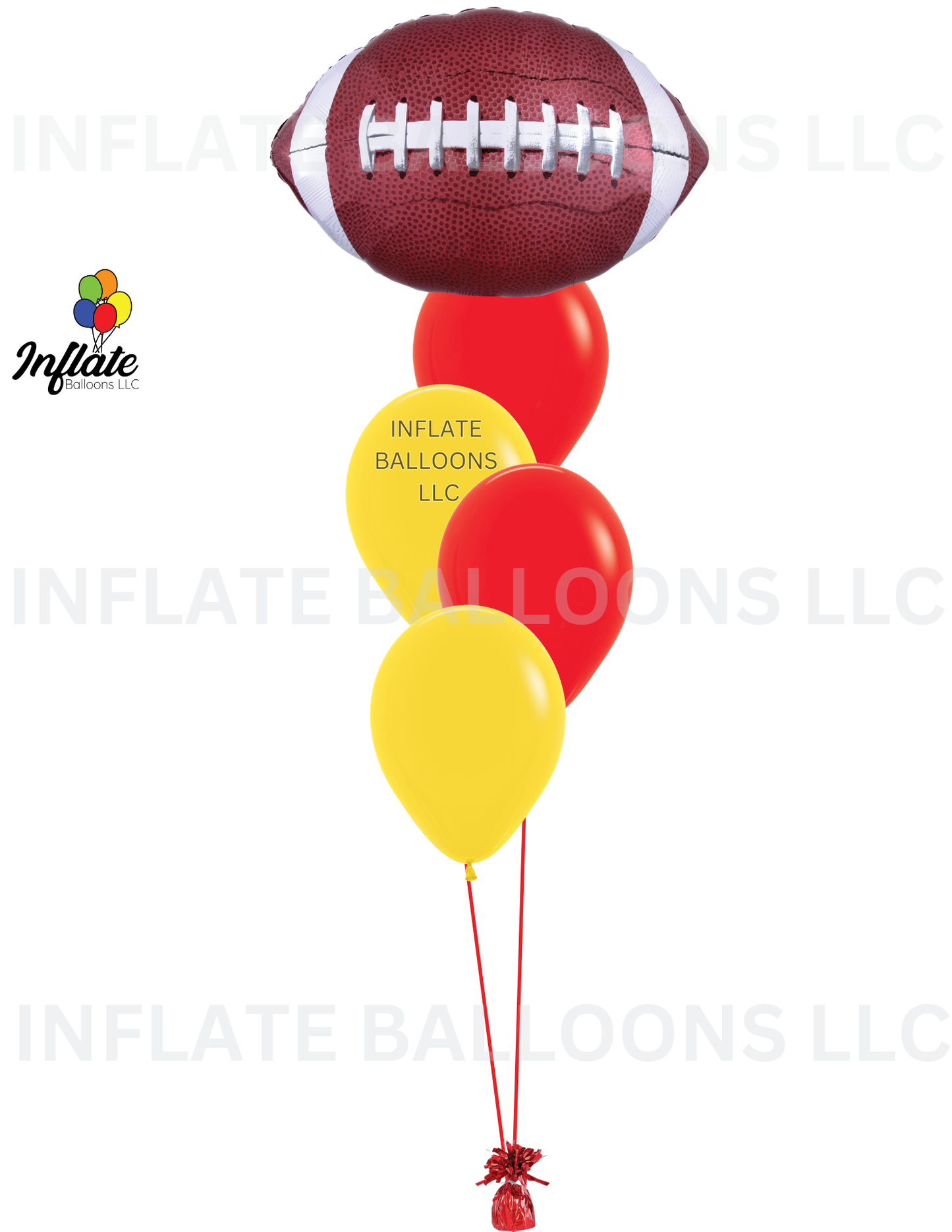 Football w/ Team Colors- Bouquet