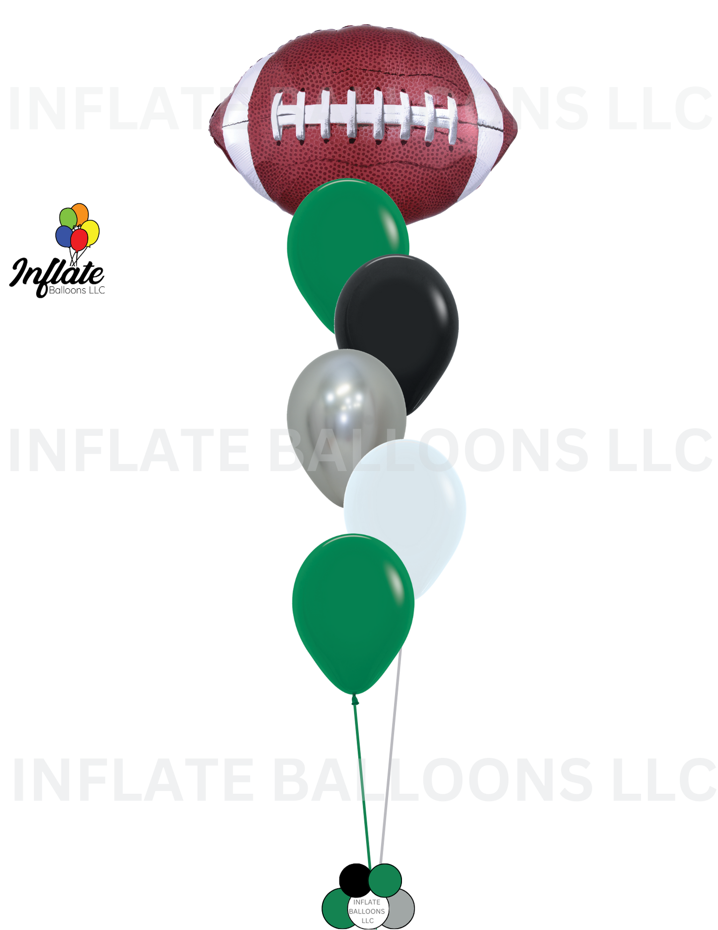 Football w/ Team Colors- Bouquet