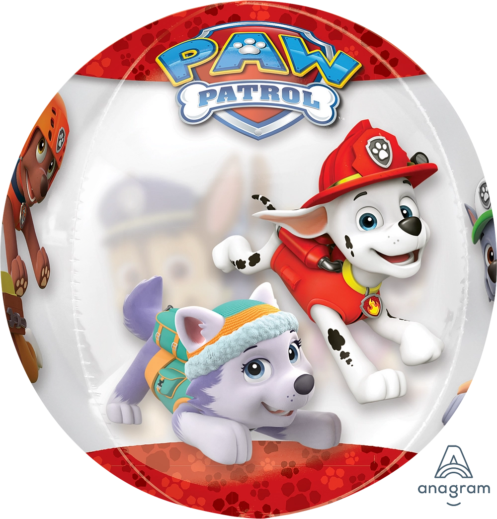 16" Paw Patrol Orbz/Sphere Balloon