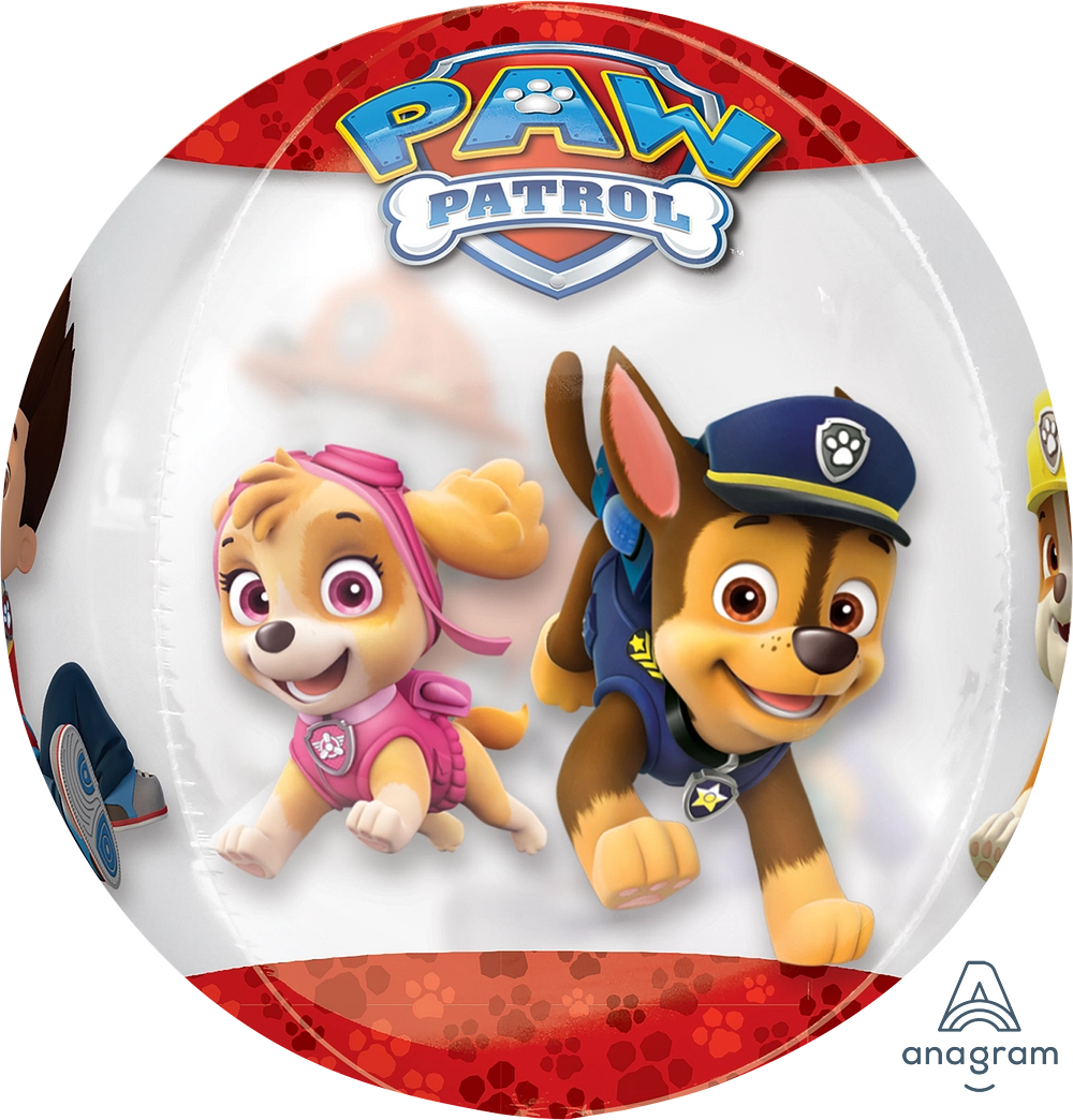 16" Paw Patrol Orbz/Sphere Balloon