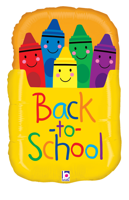 Back To School Crayons - SuperShape