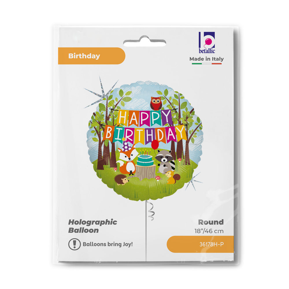 Happy Birthday - Woodland Animals