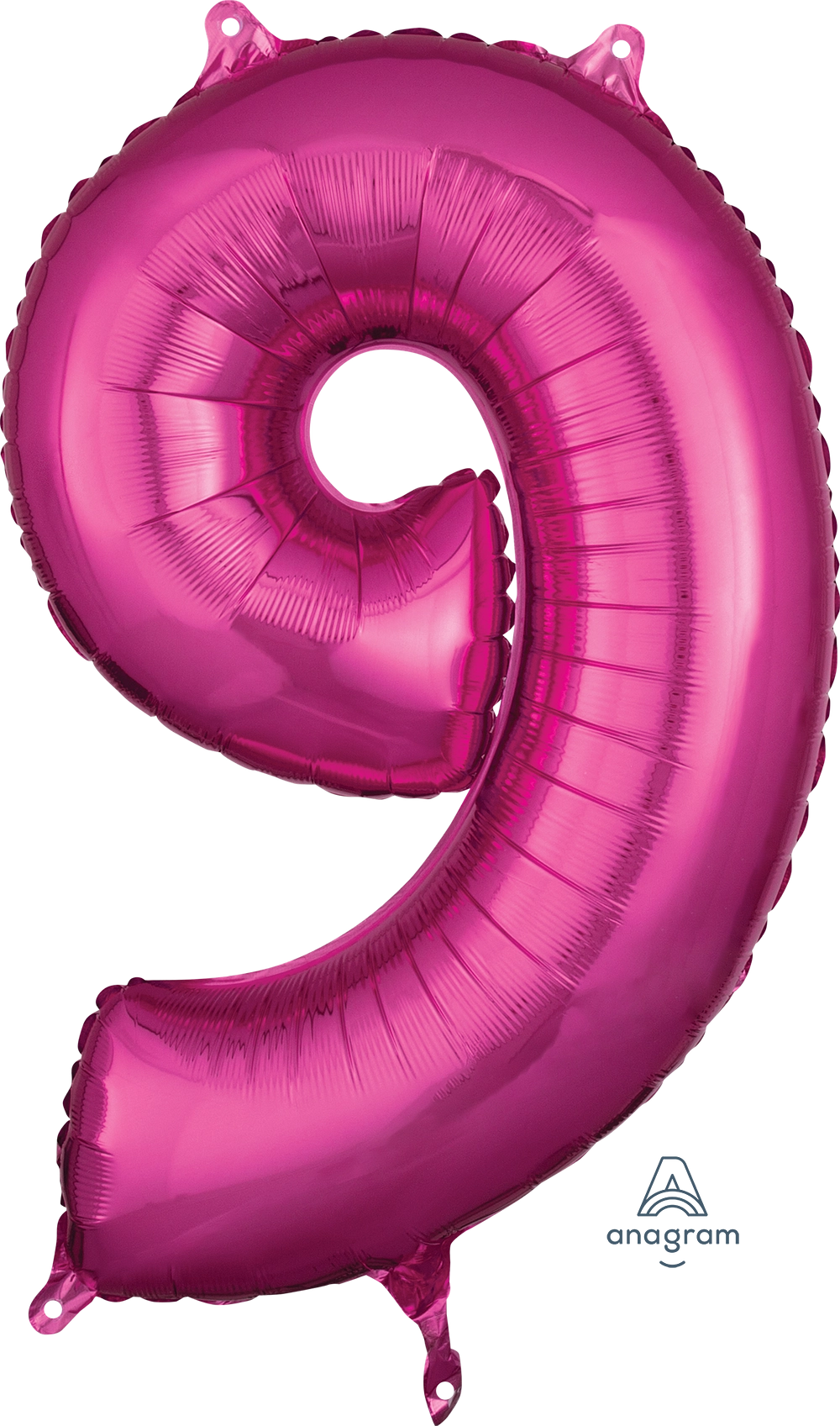 26" Midsize Pink Magenta Numbers