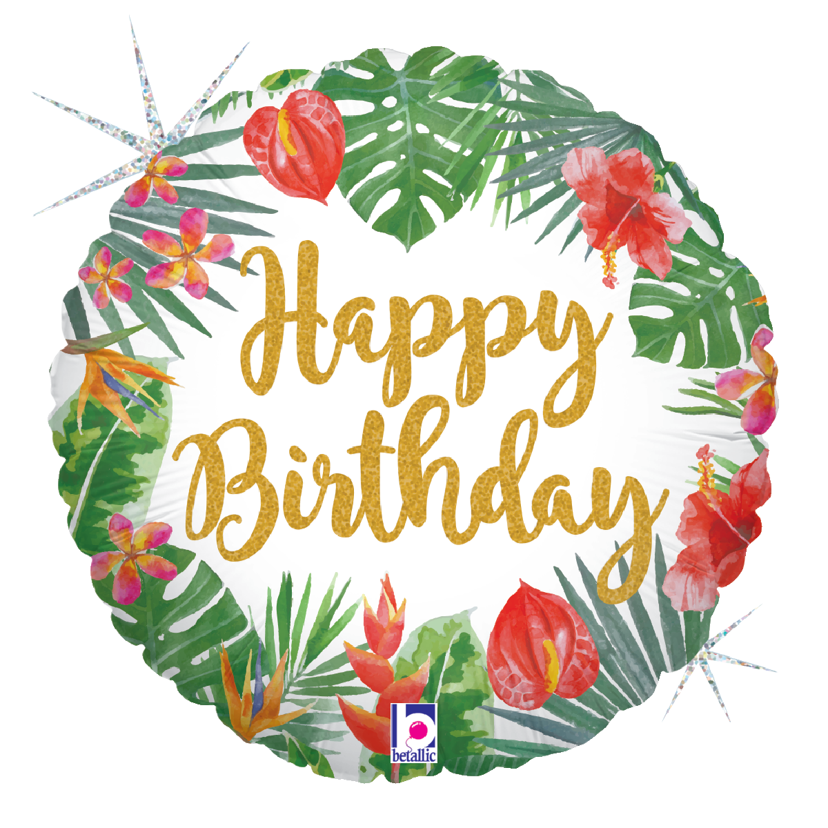 Happy Birthday - Tropical Aloha