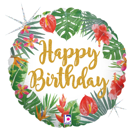 Happy Birthday - Tropical Aloha