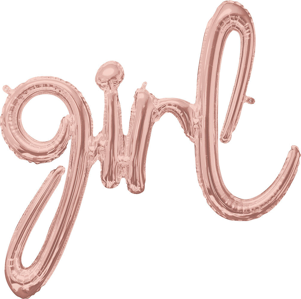 Girl - Rose Gold Script
