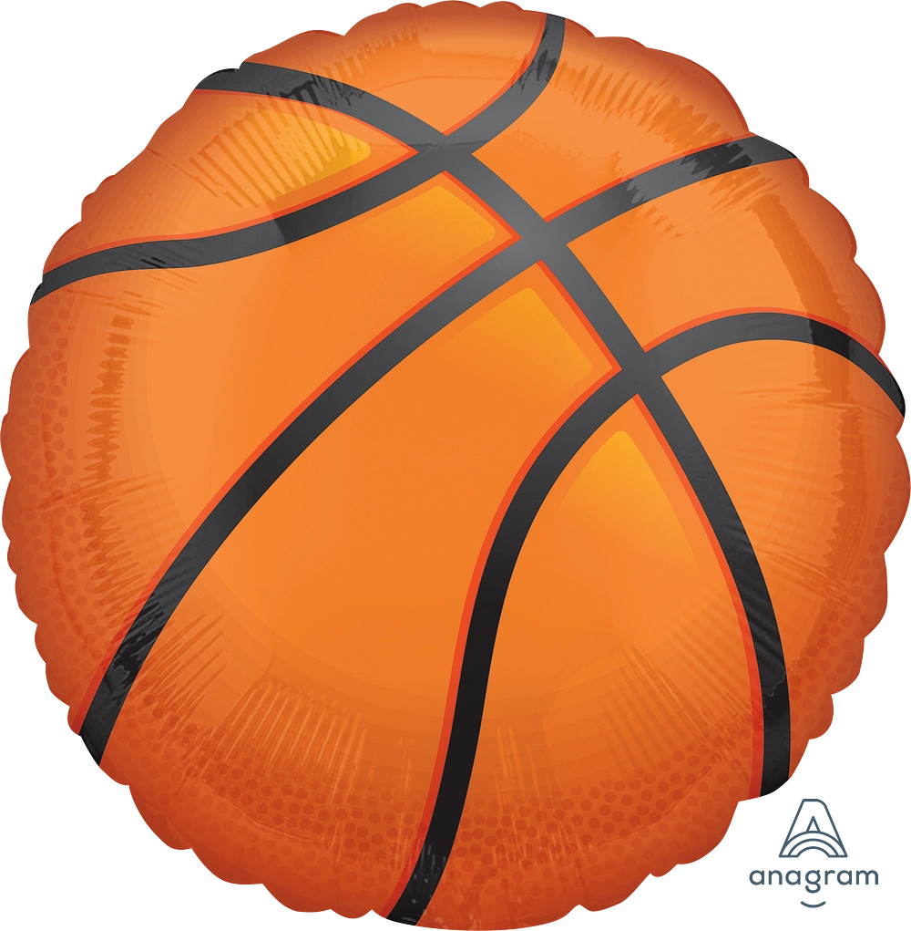 28" Jumbo Basketball SuperShape Foil Balloon
