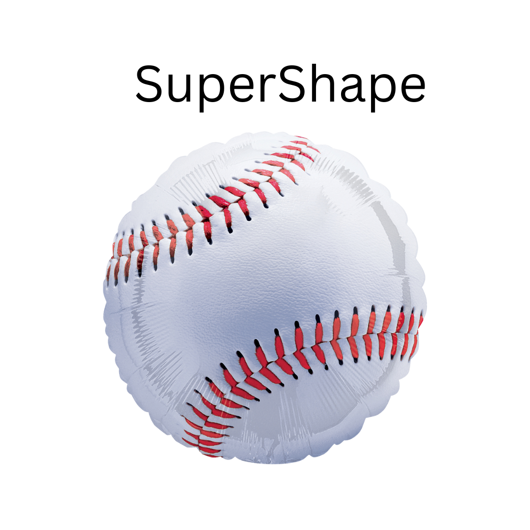 28" Baseball SuperShape Foil Balloon