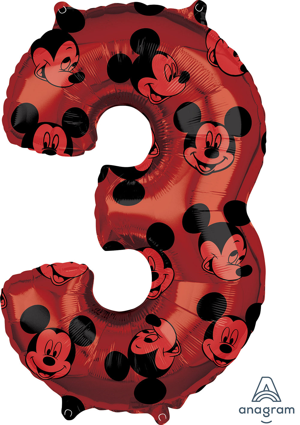 34" Large Numbers Mickey Mouse