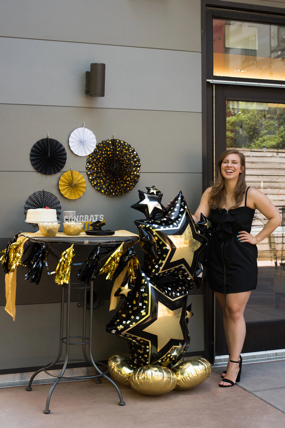 Congrats Star Trio Balloon Bundle