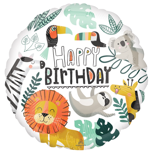 17" Happy Birthday - Go Wild