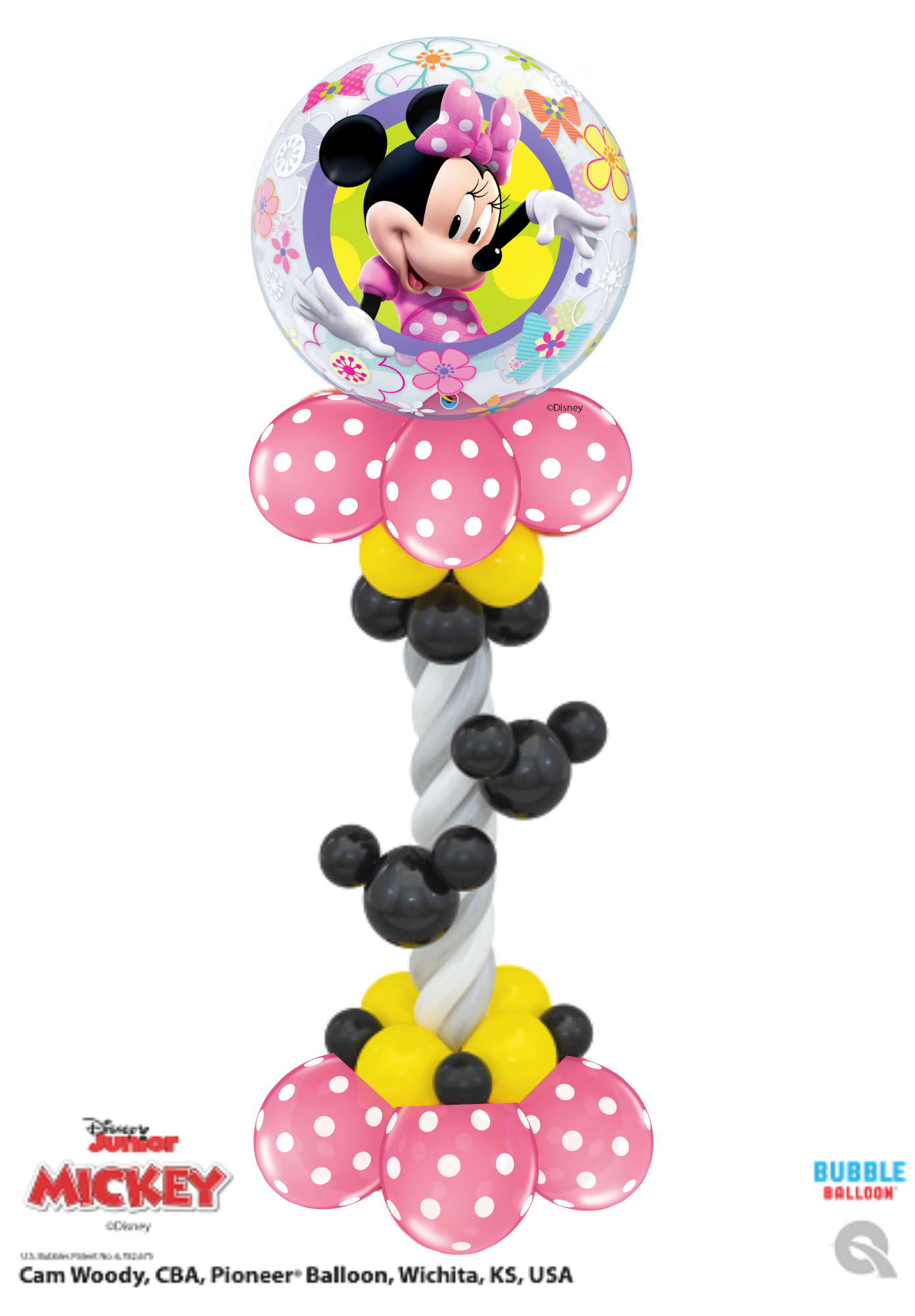 Mickey Or Minnie Spiral Bubble Column