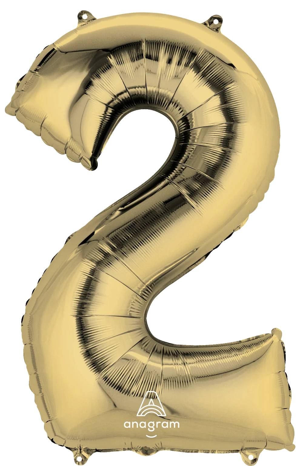 26" Midsize White Gold Numbers