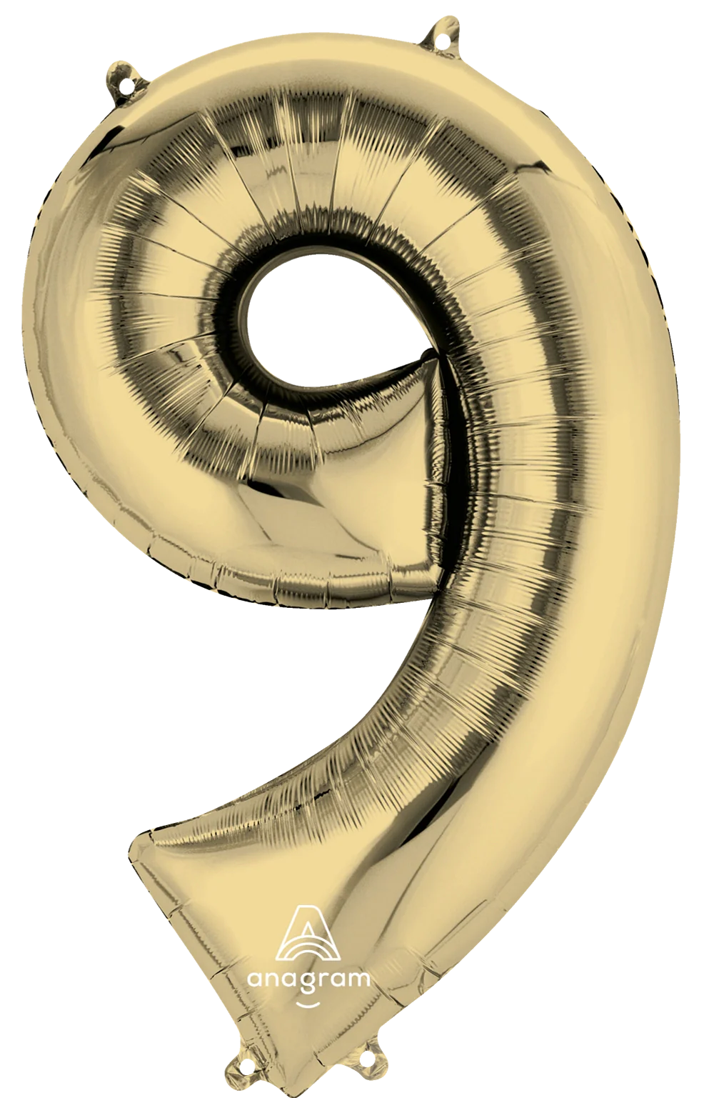 26" Midsize White Gold Numbers
