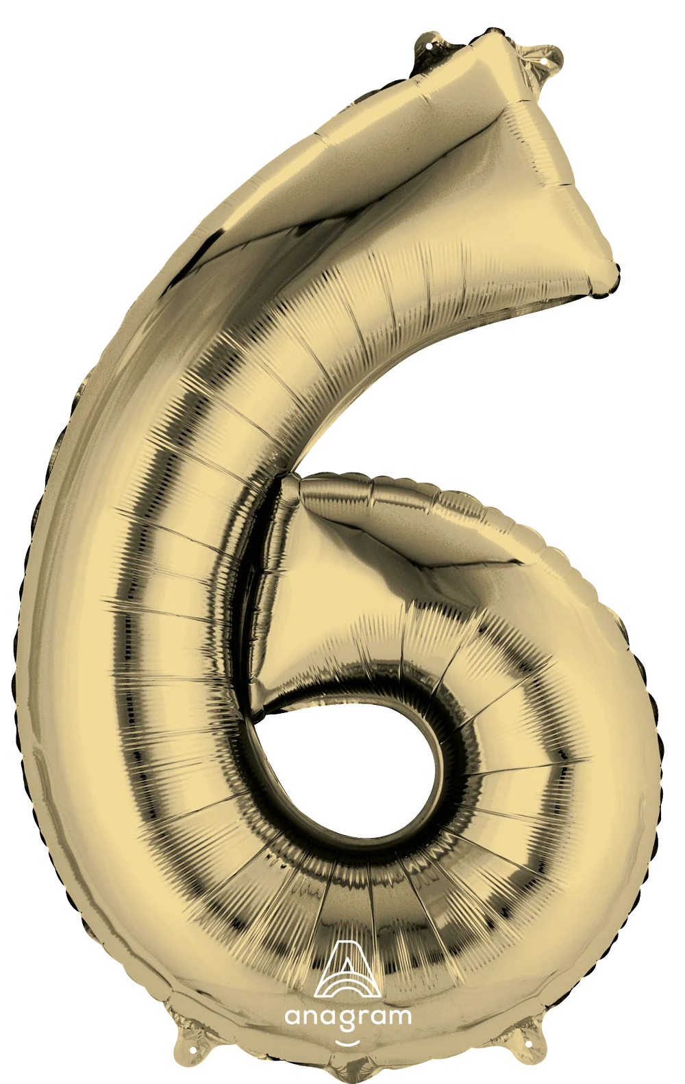 26" Midsize White Gold Numbers