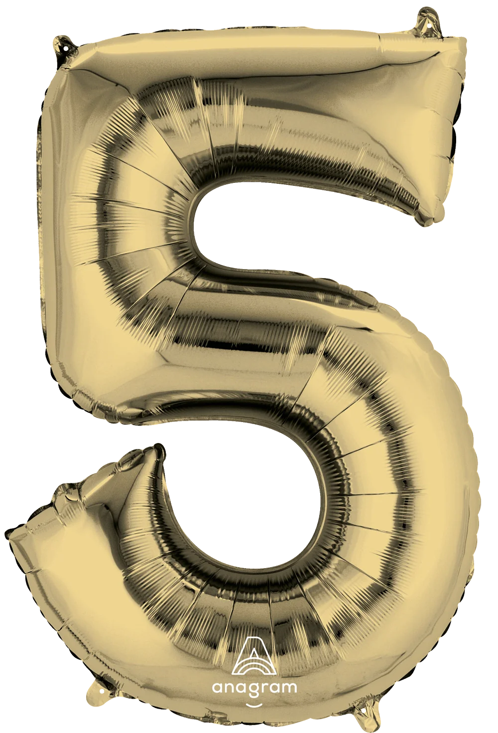 26" Midsize White Gold Numbers