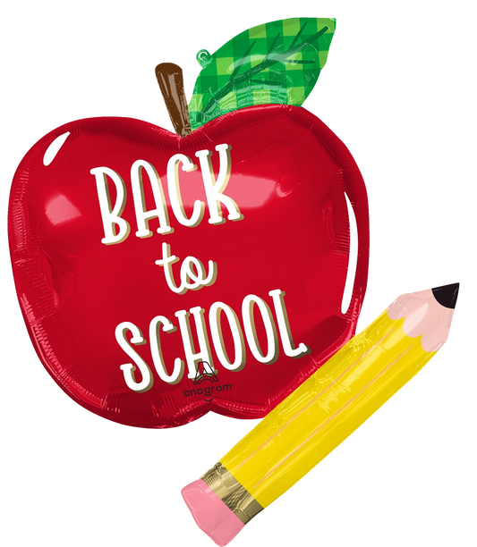 Back To School Apple & Pencil - SuperShape
