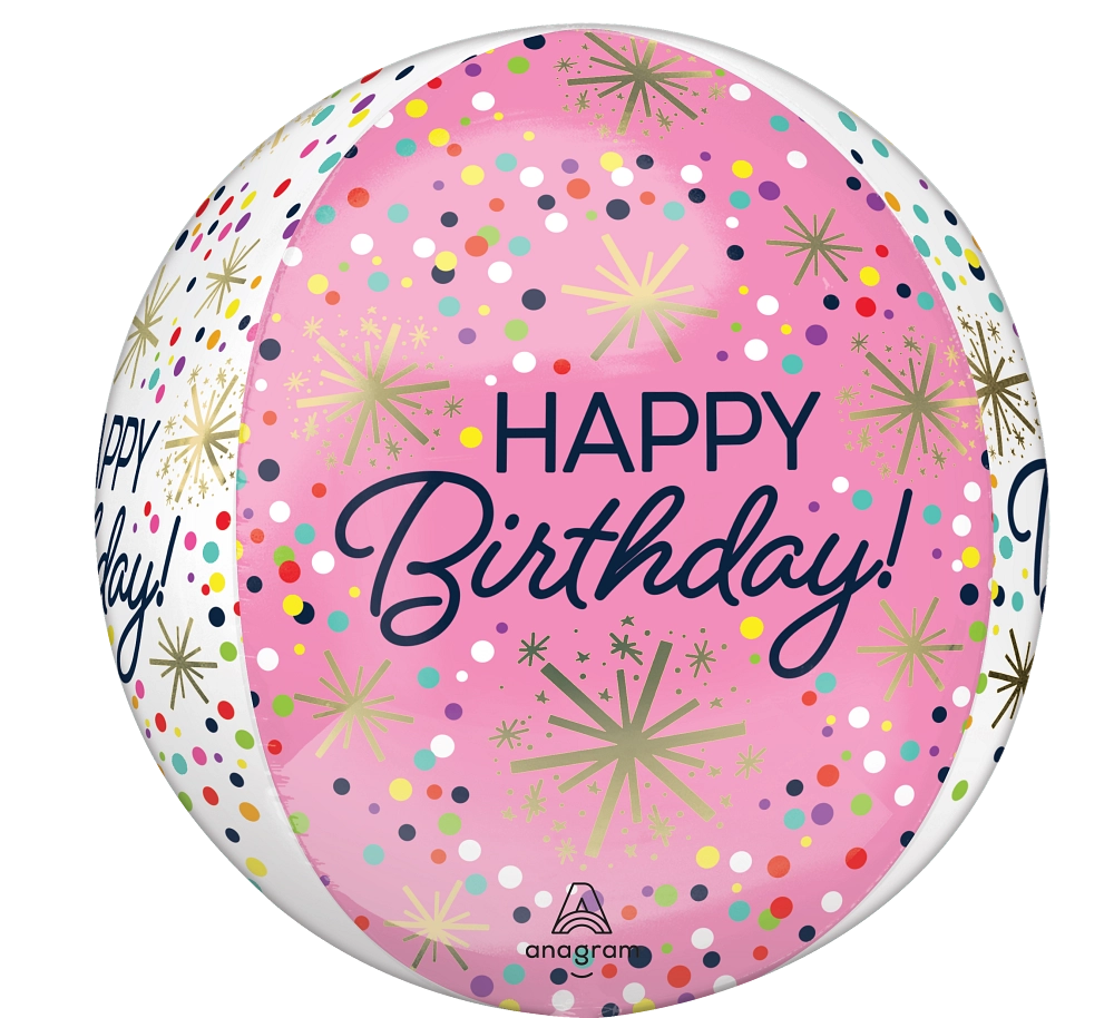 Happy Birthday - Confetti Sprinkle Orbz
