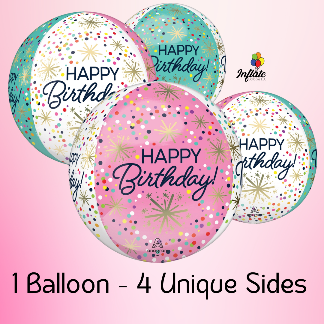 Happy Birthday - Confetti Sprinkle Orbz