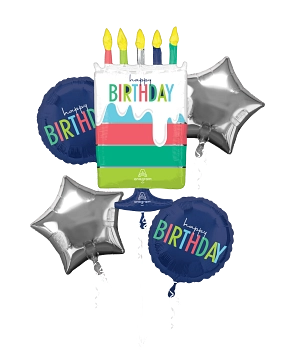 Modern Happy Birthday Bouquet